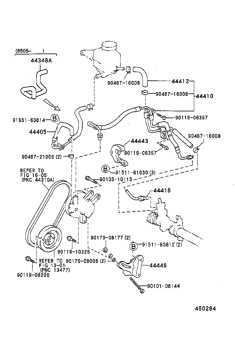 44040-12121 TUBE ASSY, PRESSURE FEED product image