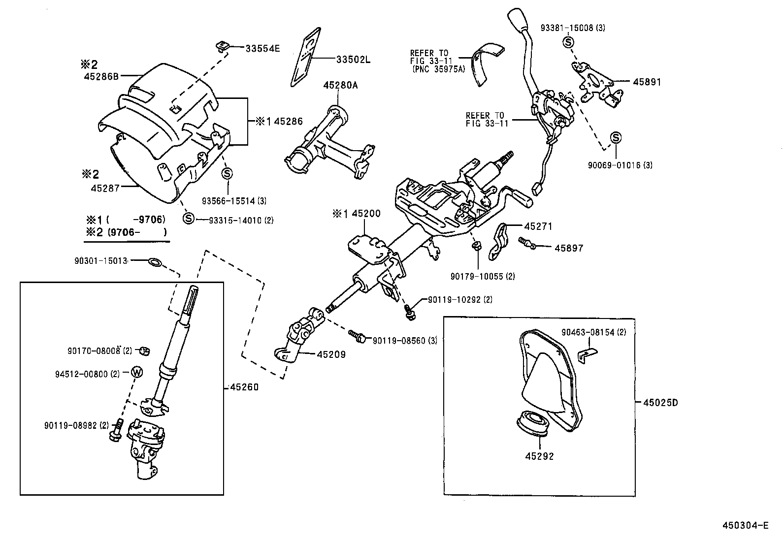 45025-04030 COVER SUB-ASSY, STEERING COLUMN HOLE, NO.1 product image