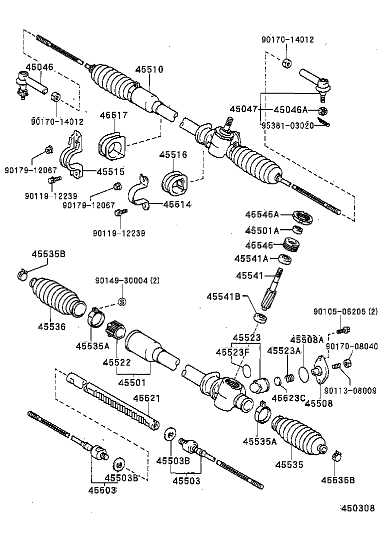 44201-12370 VALVE SUB-ASSY, POWER STEERING CONTROL product image