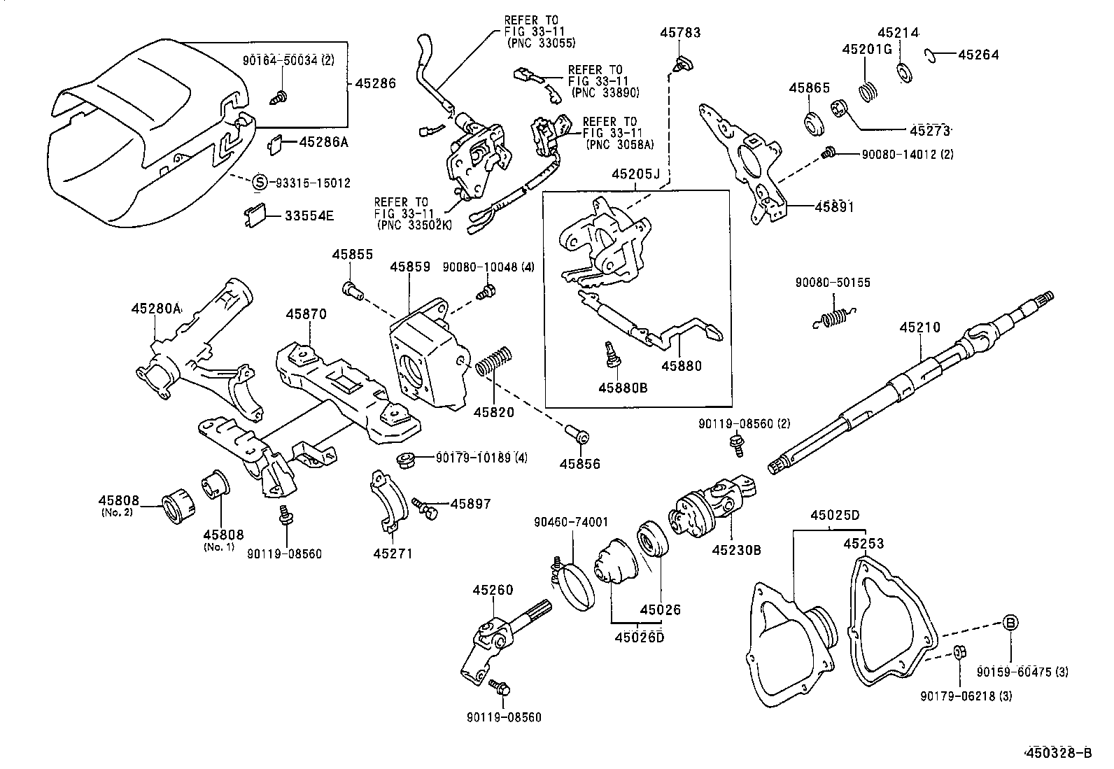 45264-07010 RING, STEERING COLUMN, NO.2 product image