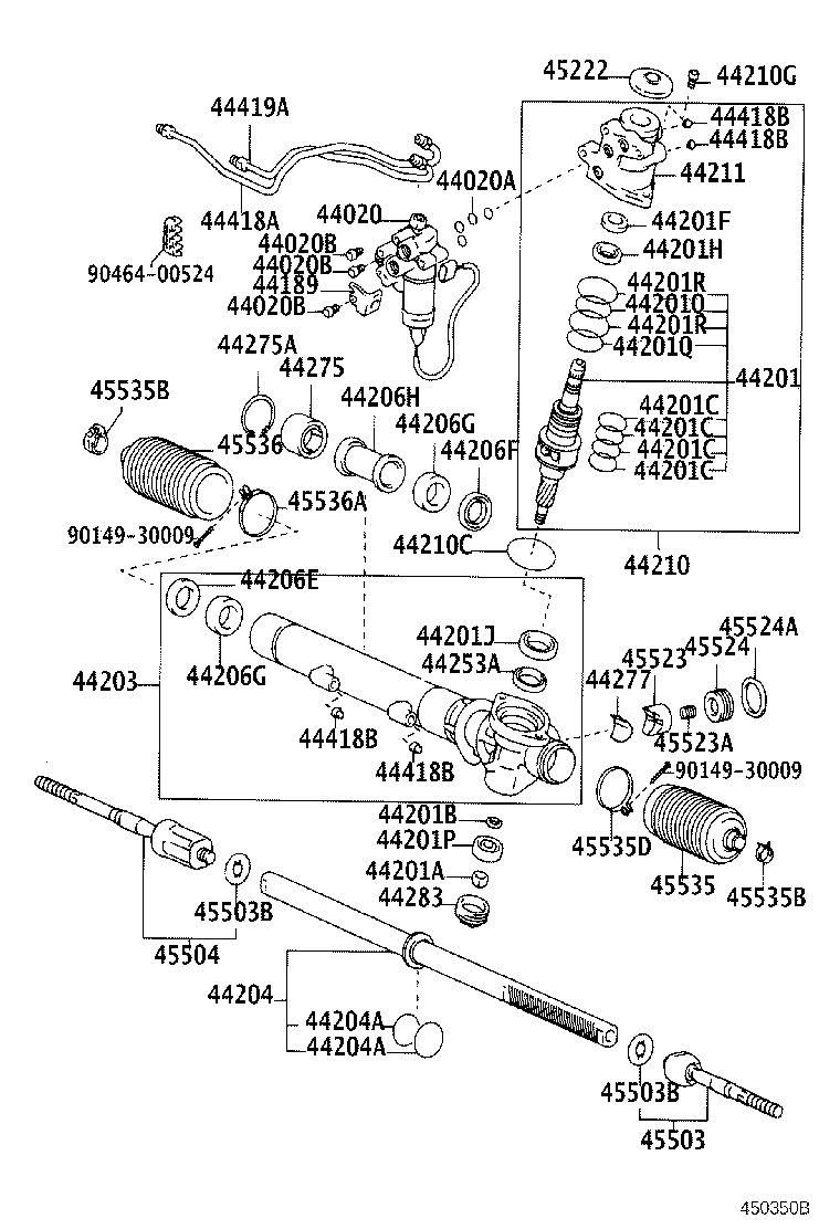 45460-59025 ROD ASSY, TIE, RH product image