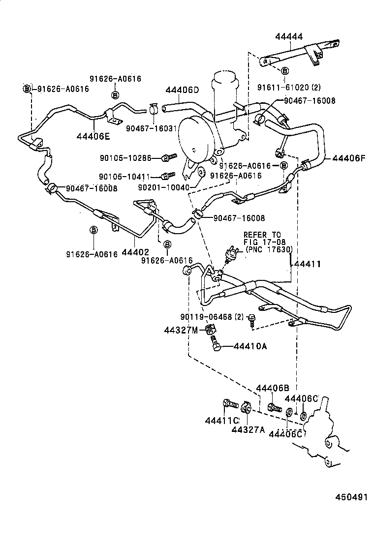 44446-43020 STRUT, ADJUSTING product image