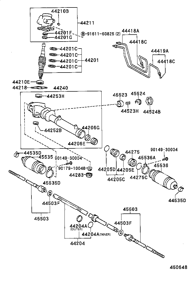 45510-10170 GEAR ASSY, STEERING product image
