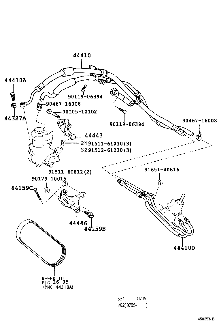 44159-16010 BOLT, ADJUST, NO.1(FOR PUMP BRACKET ASSY) product image