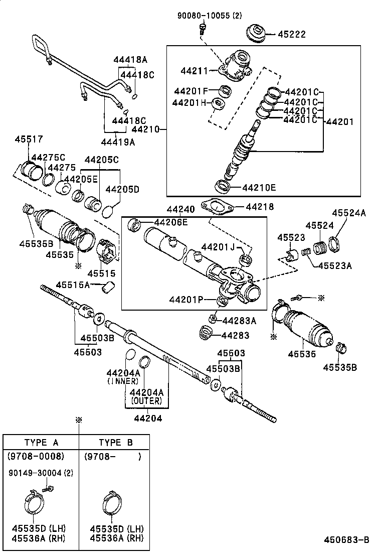 44210-08010 VALVE ASSY, POWER STEERING CONTROL product image