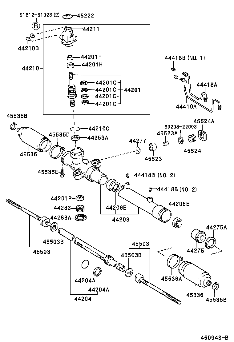 44210-21010 VALVE ASSY, POWER STEERING CONTROL product image