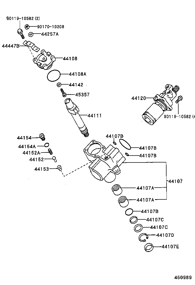 44120-35320 VALVE ASSY, W/BALL NUT product image