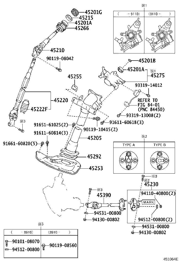 45253-27110 COVER, STEERING COLUMN HOLE product image