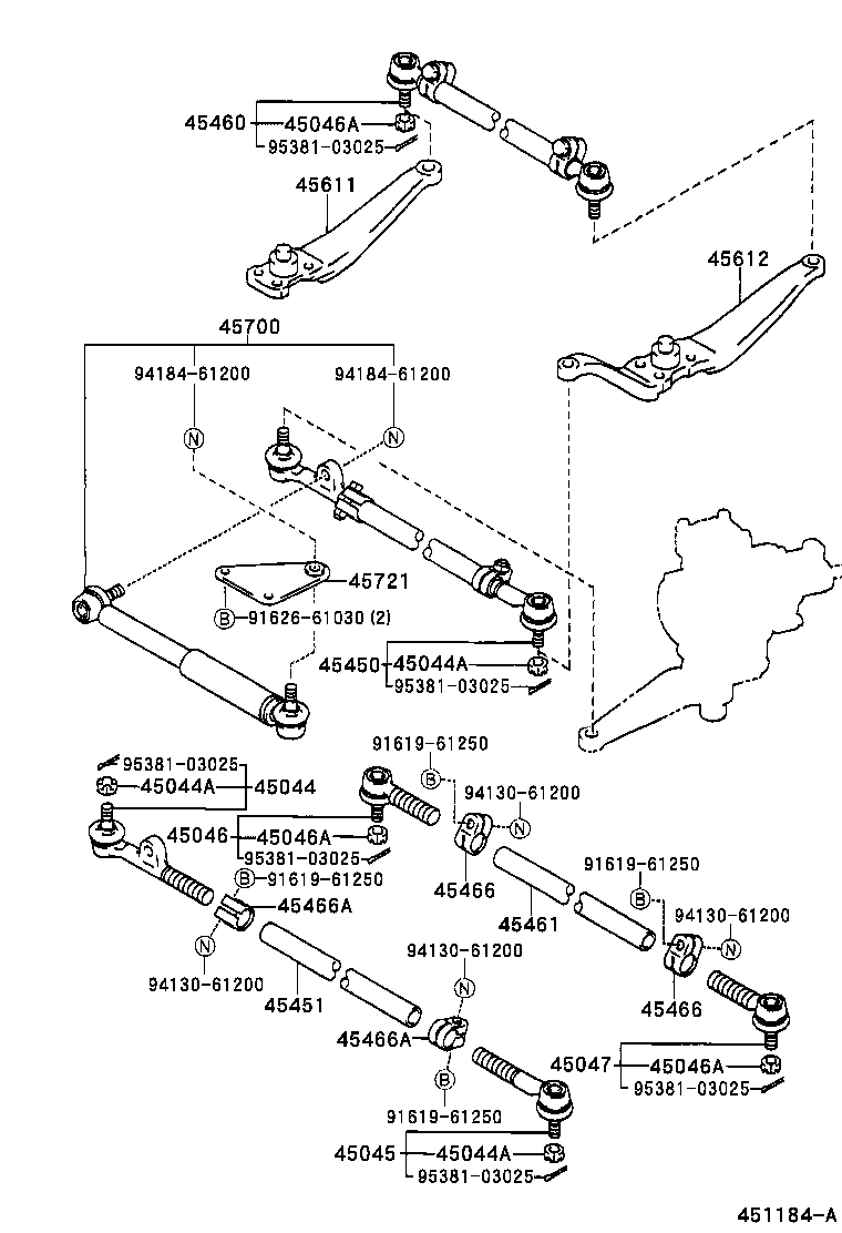 44110-60202 GEAR ASSY, POWER STEERING product image