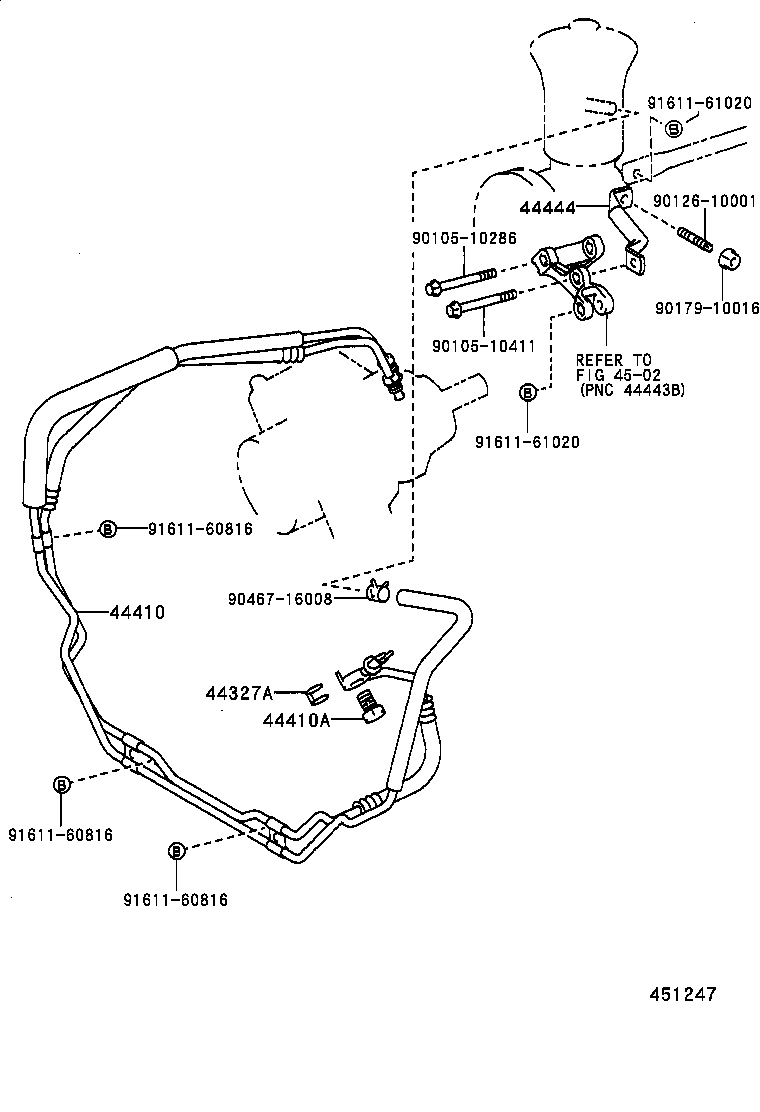 44402-30260 COOLER SUB-ASSY, POWER STEERING OIL, NO.1 product image