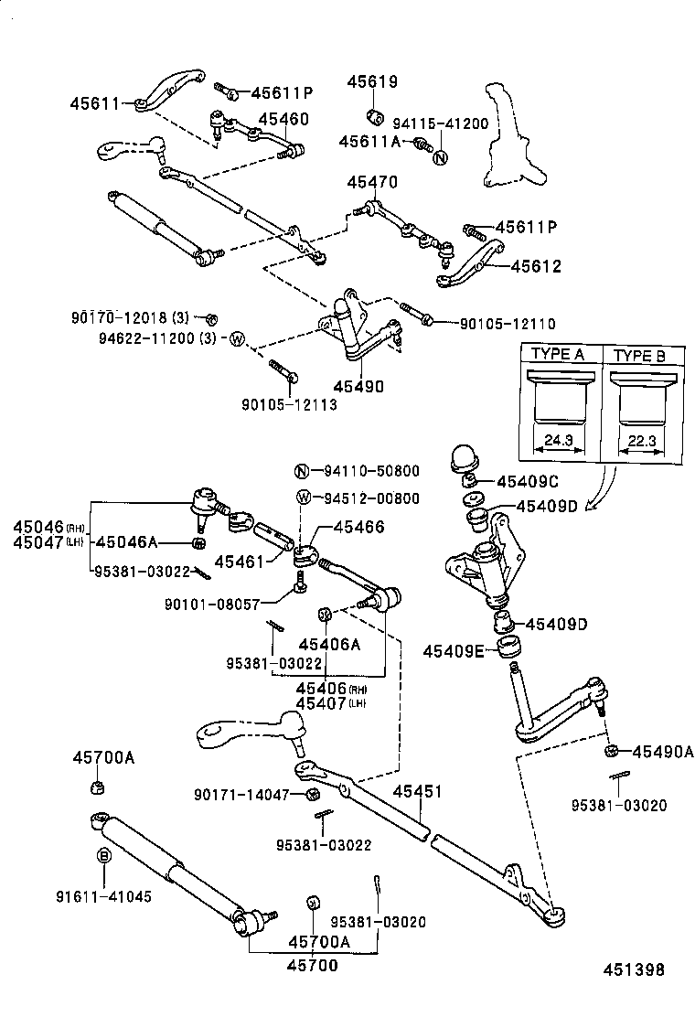 45466-55020 CLAMP, TIE ROD END product image
