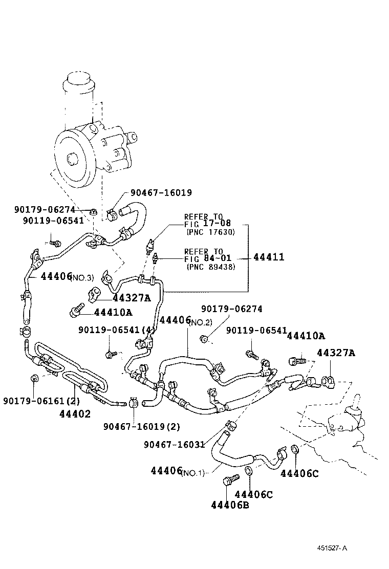 44402-40040 COOLER SUB-ASSY, POWER STEERING OIL, NO.1 product image