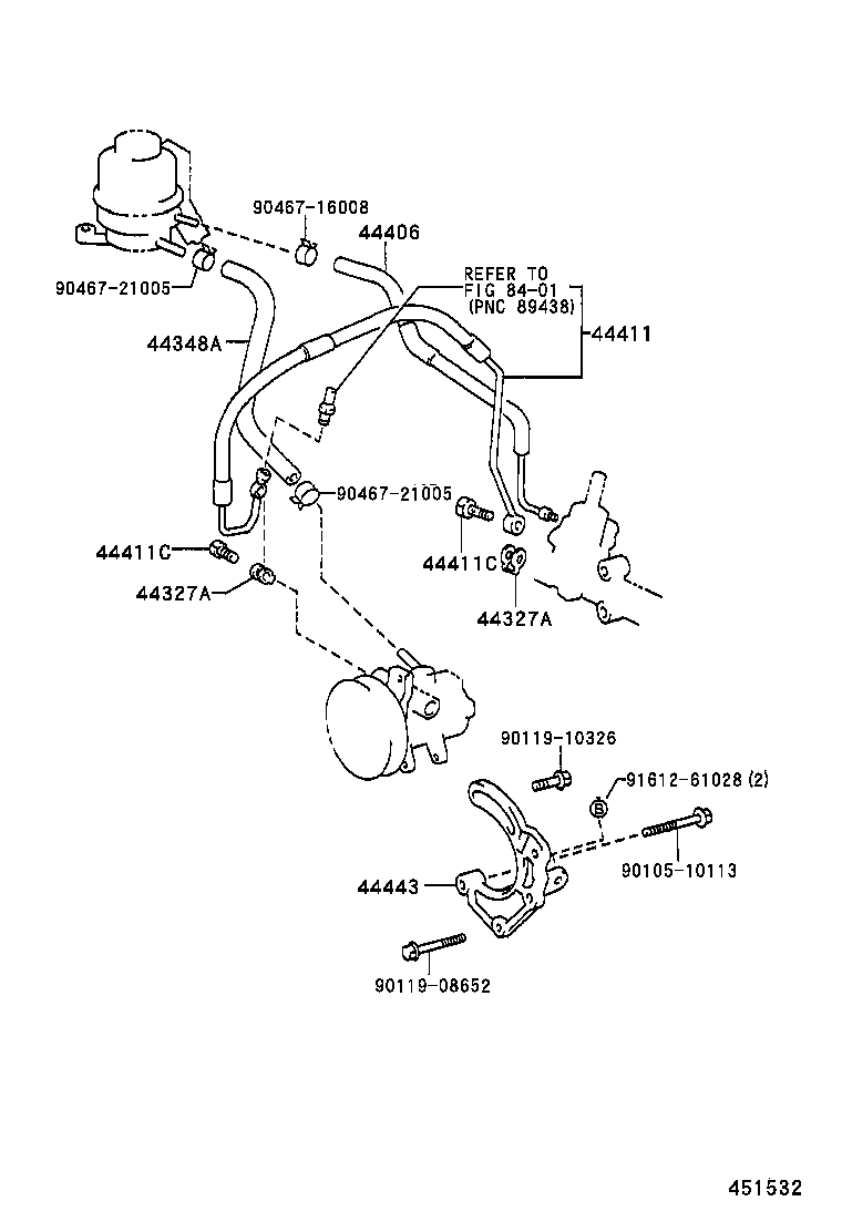 44446-43020 STRUT, ADJUSTING product image