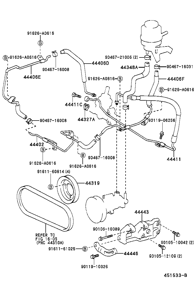 44446-43020 STRUT, ADJUSTING product image