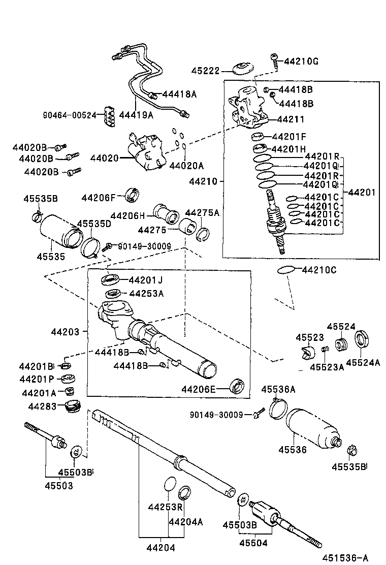 44201-50101 VALVE SUB-ASSY, POWER STEERING CONTROL product image