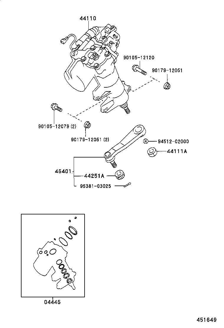 44111-30080 SHAFT, CROSS product image