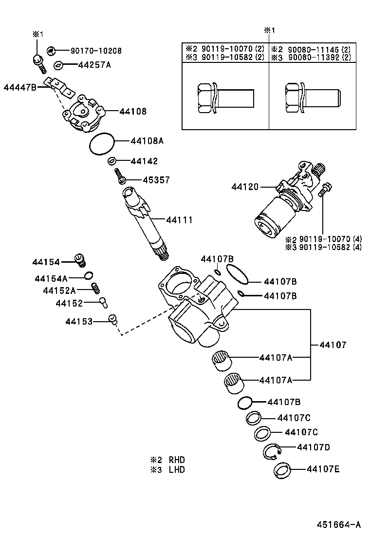 44120-04020 VALVE ASSY, W/BALL NUT product image