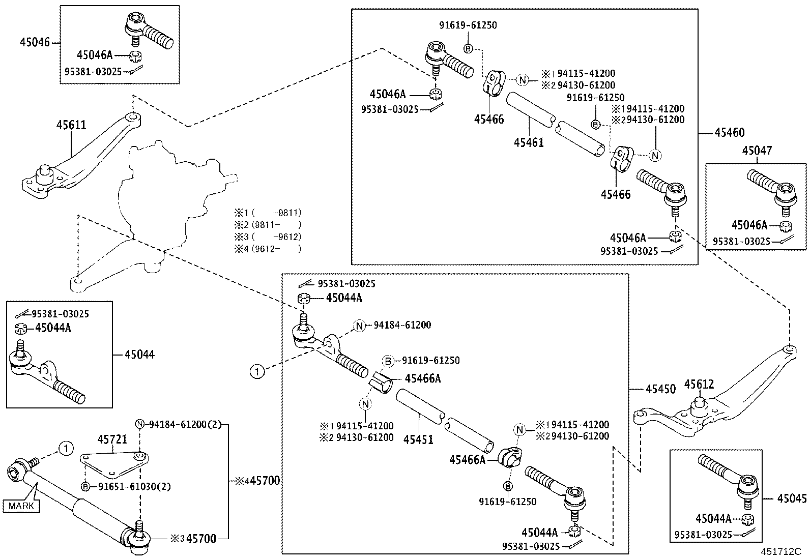 44111-60060 SHAFT, CROSS product image