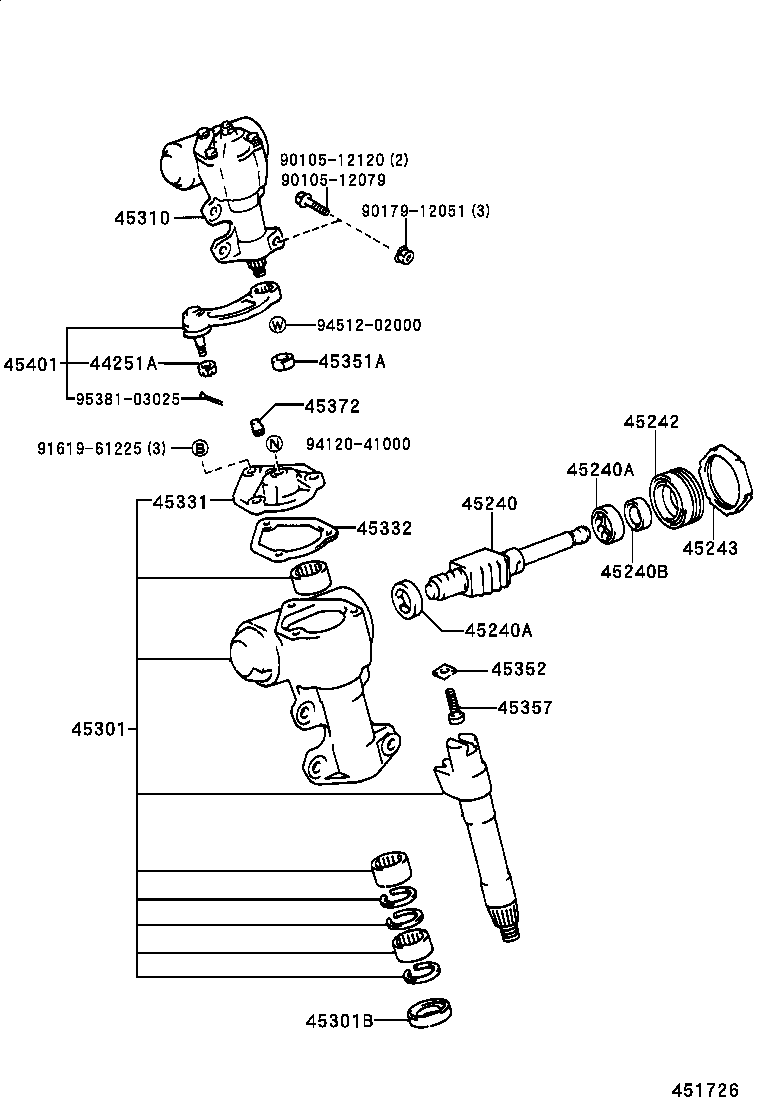 44111-30080 SHAFT, CROSS product image
