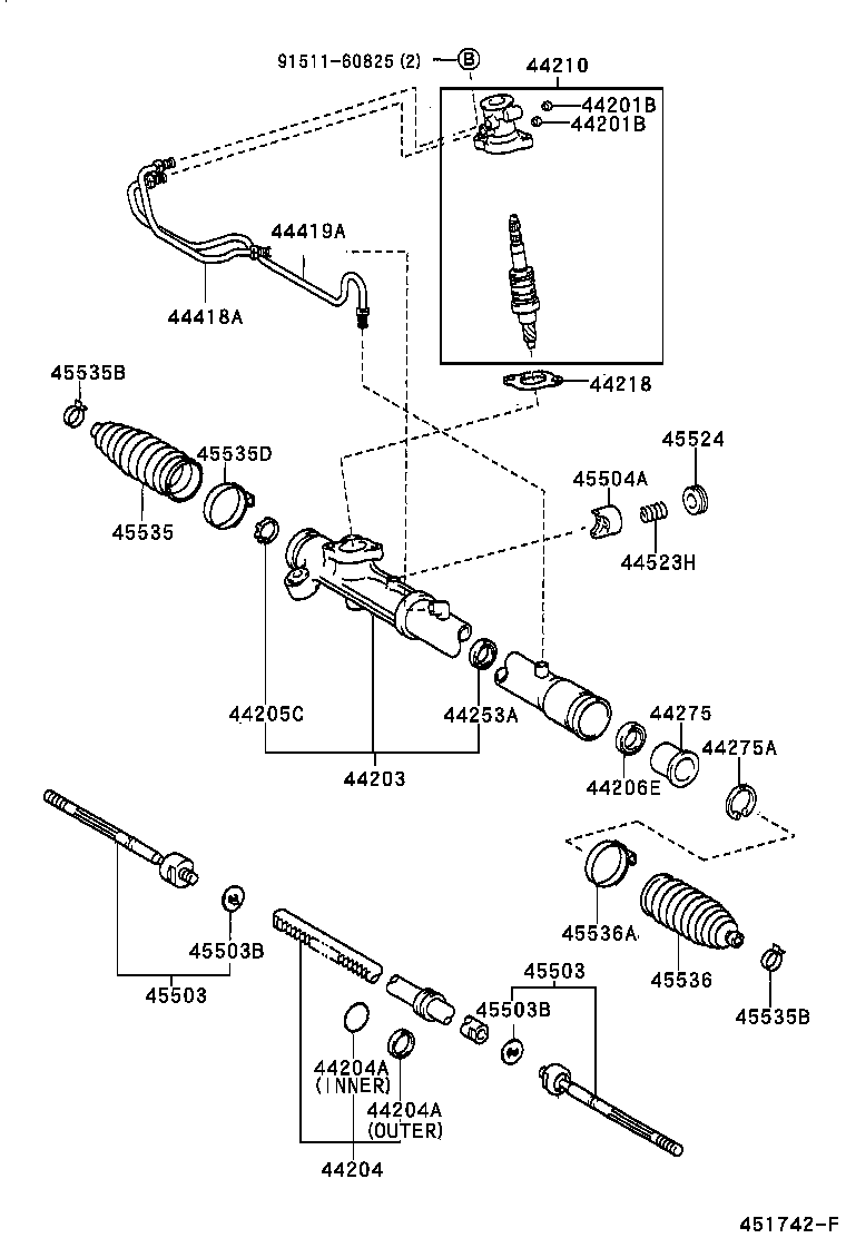 90467-19012 CLIP(FOR STEERING RACK BOOT) product image