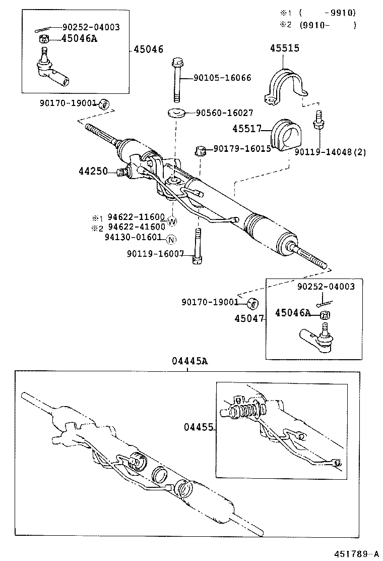 44110-37120 GEAR ASSY, POWER STEERING product image