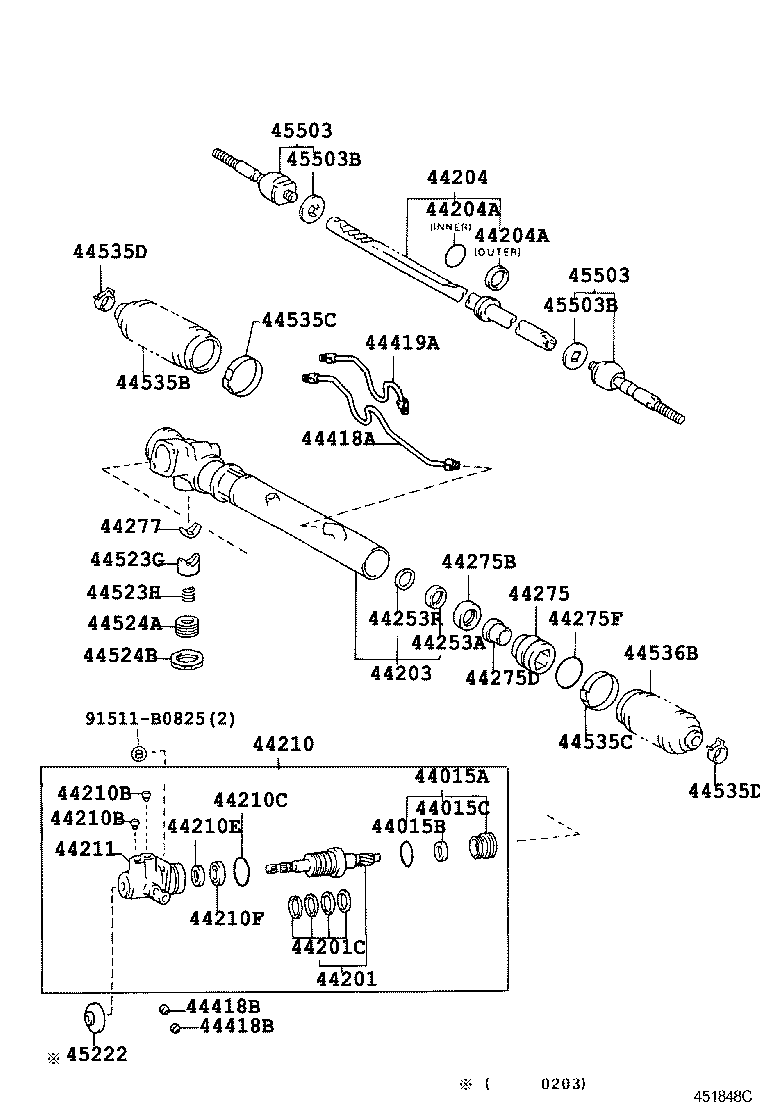 44210-27100 VALVE ASSY, POWER STEERING CONTROL product image