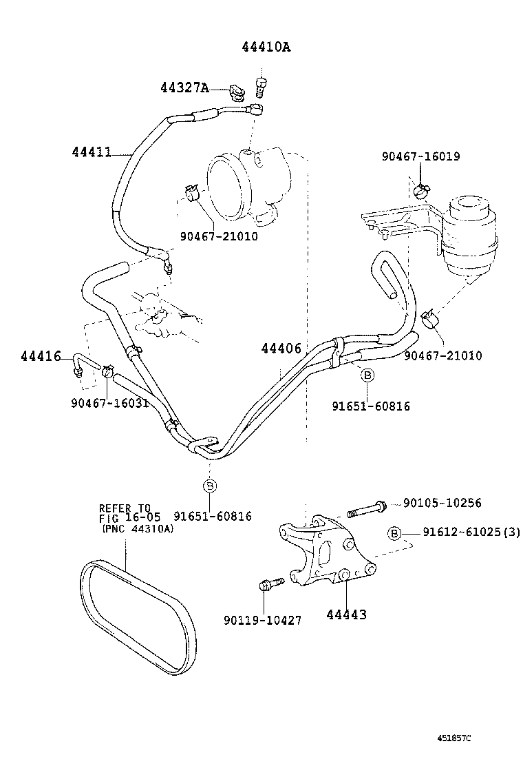 38869-27030 BRACKET, TUBE SUPPORT, NO.3 product image