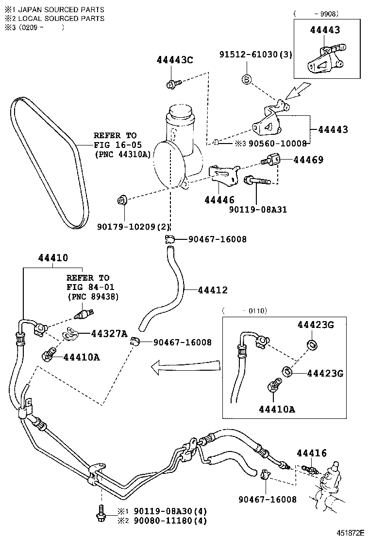 44412-04020 HOSE, RETURN product image