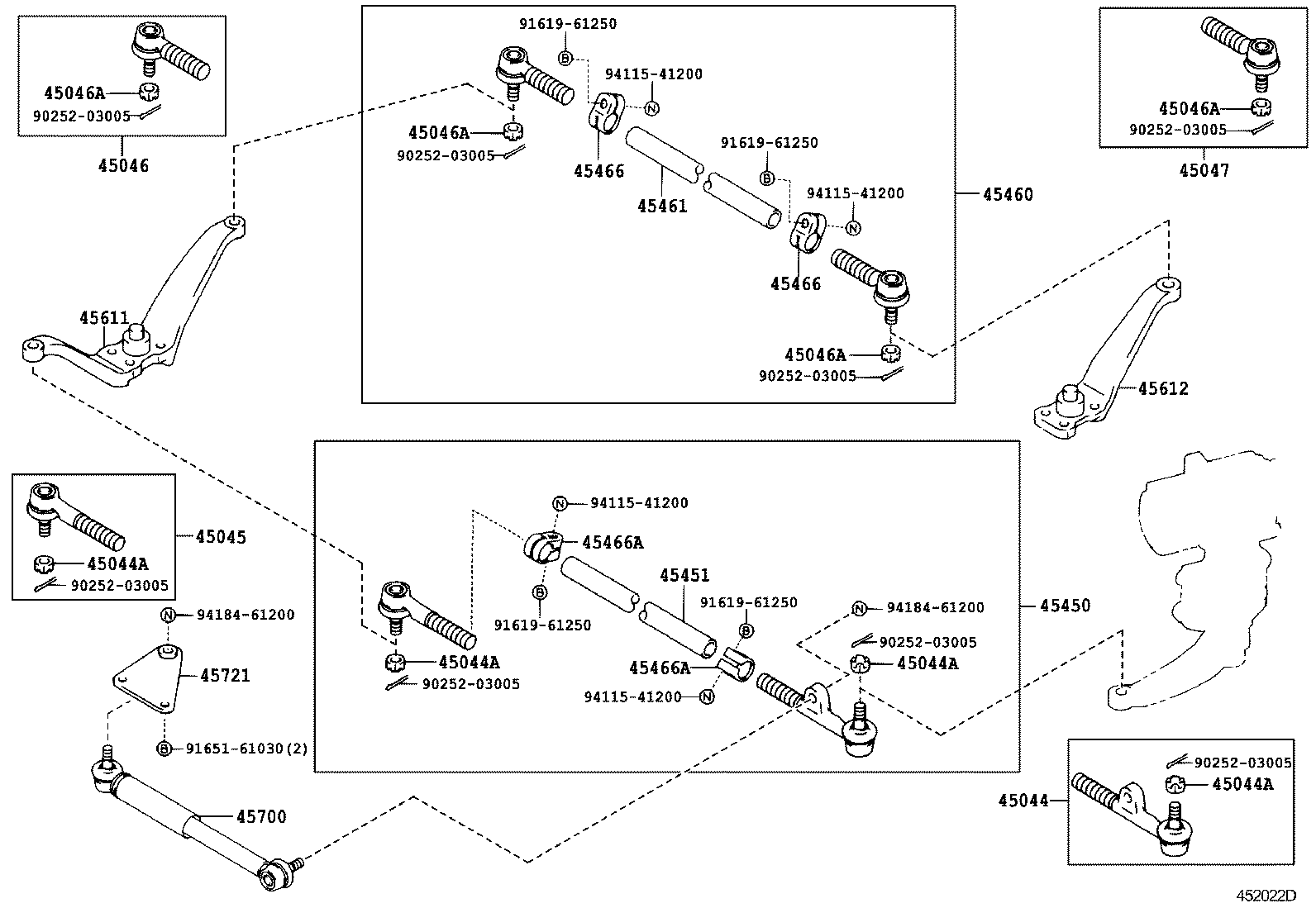 44111-60060 SHAFT, CROSS product image