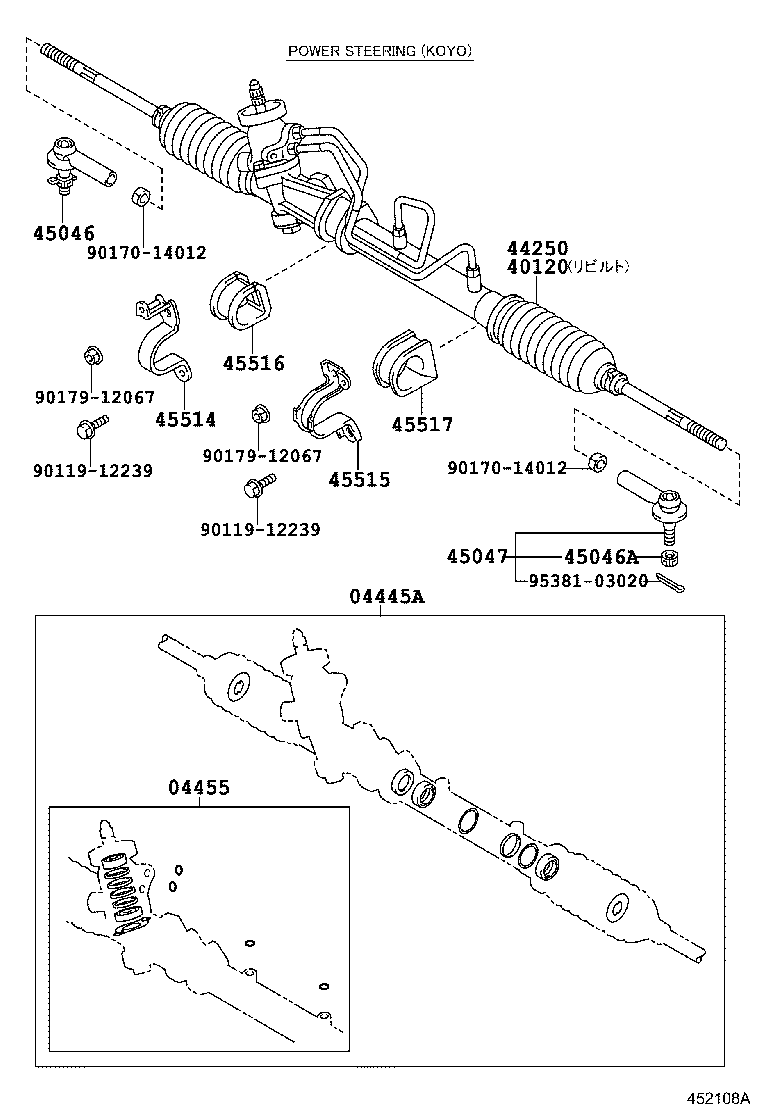 44211-12150 HOUSING, CONTROL VALVE product image