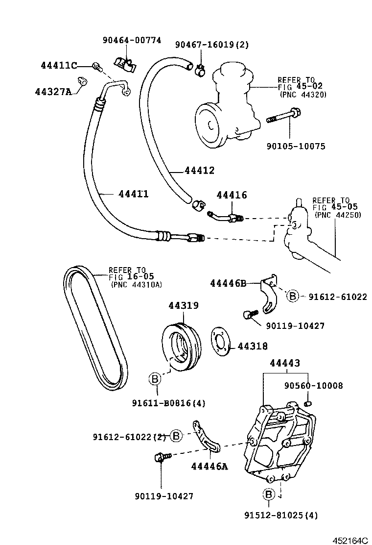 44348-38030 HOSE, OIL RESERVOIR TO PUMP, NO.1 product image