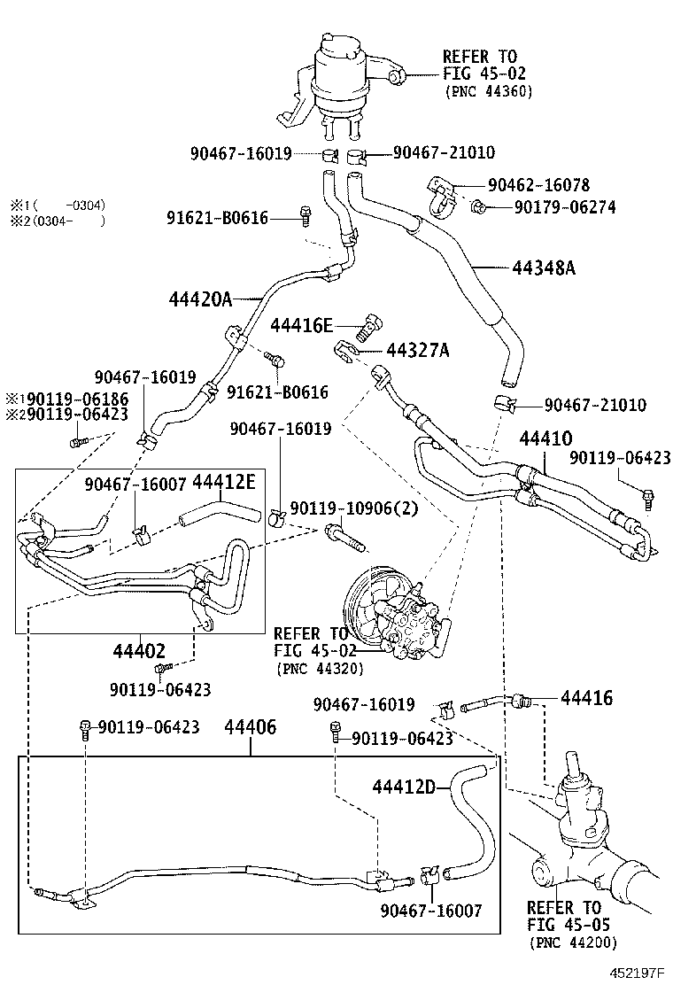 44406-28301 TUBE SUB-ASSY, RETURN product image