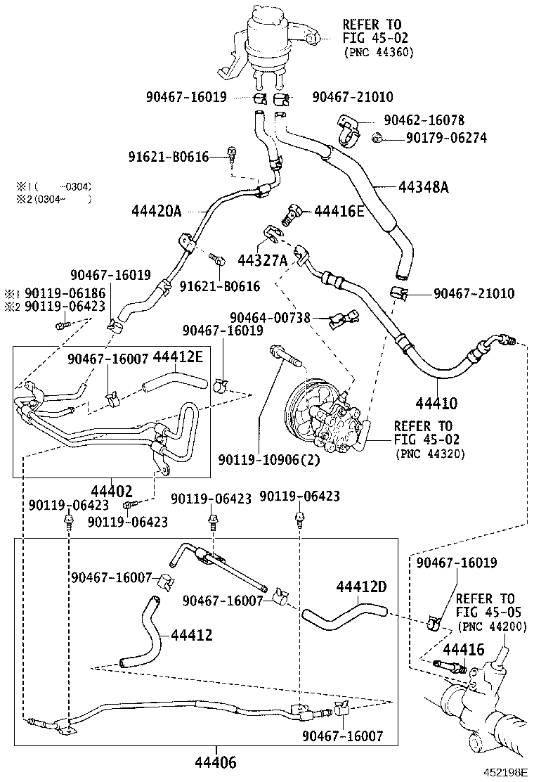44406-28301 TUBE SUB-ASSY, RETURN product image