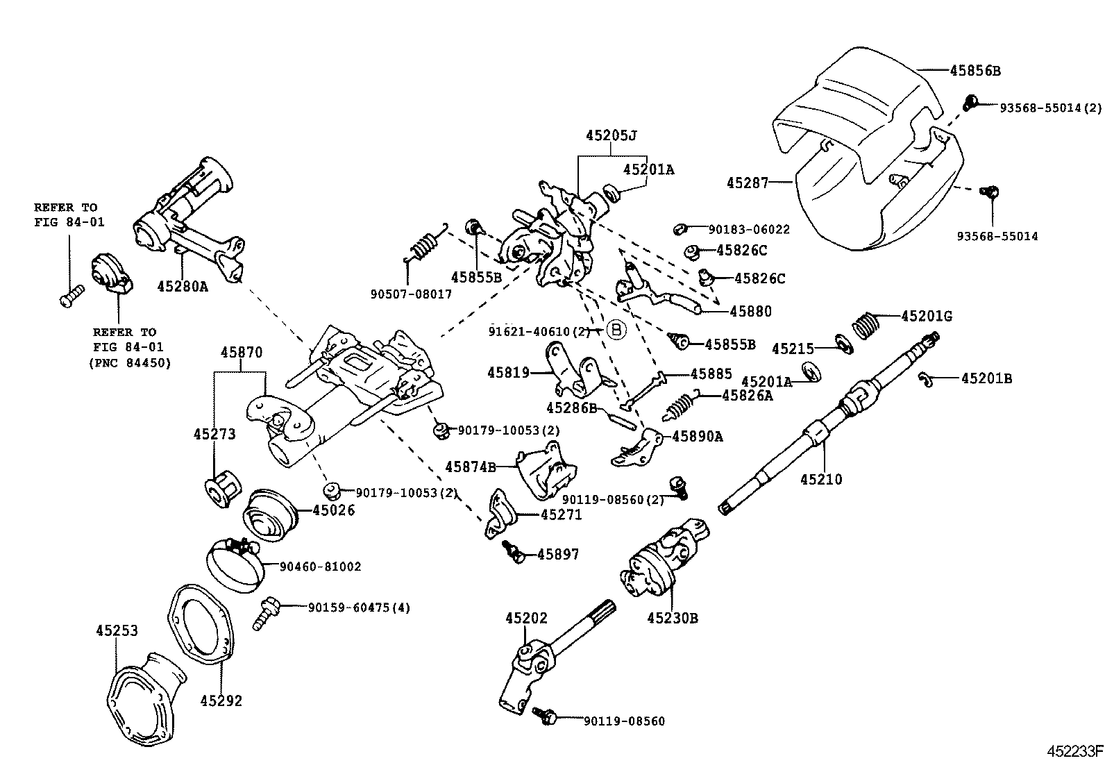 45025-YF020 COVER SUB-ASSY, STEERING COLUMN HOLE, NO.1 product image