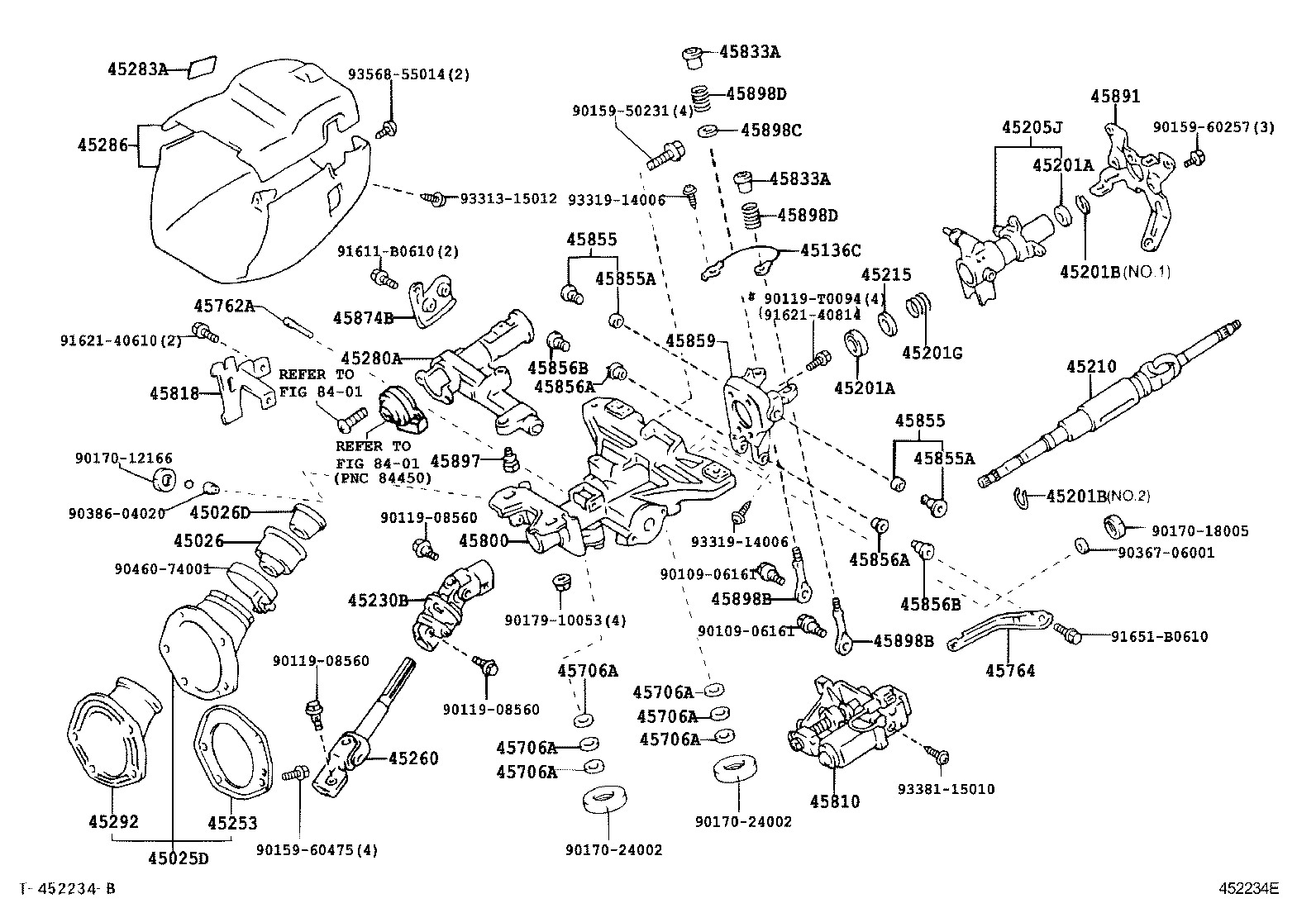 45025-YF020 COVER SUB-ASSY, STEERING COLUMN HOLE, NO.1 product image