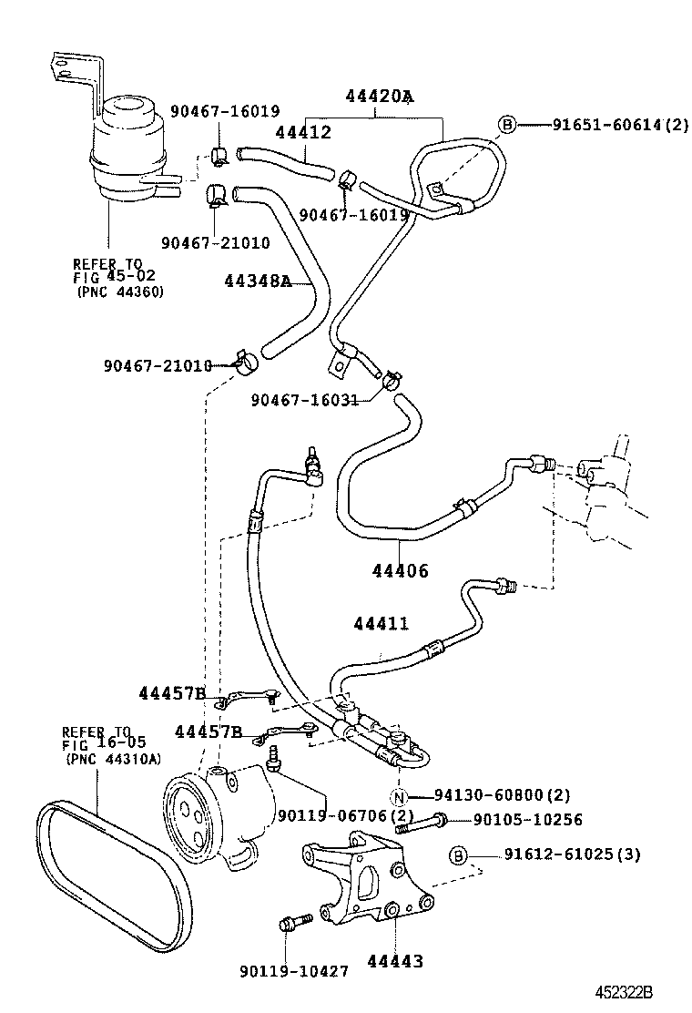 44446-28020 STRUT, ADJUSTING product image