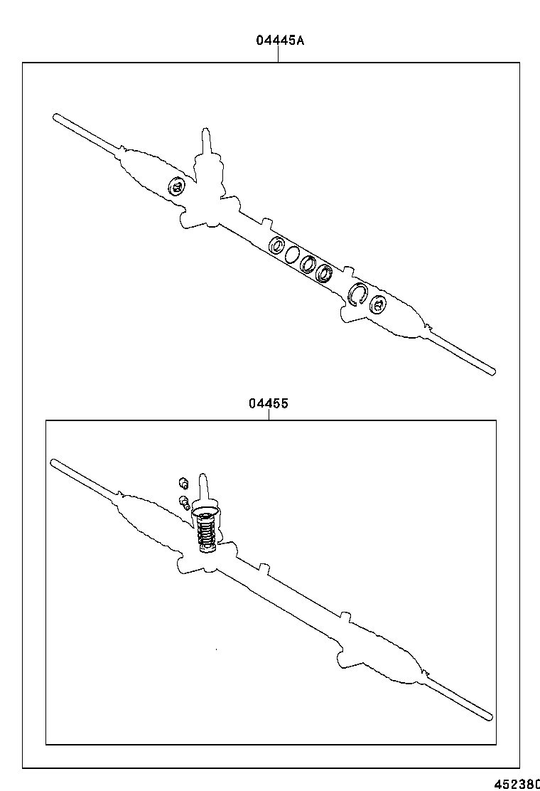 45503-19265 END SUB-ASSY, STEERING RACK product image