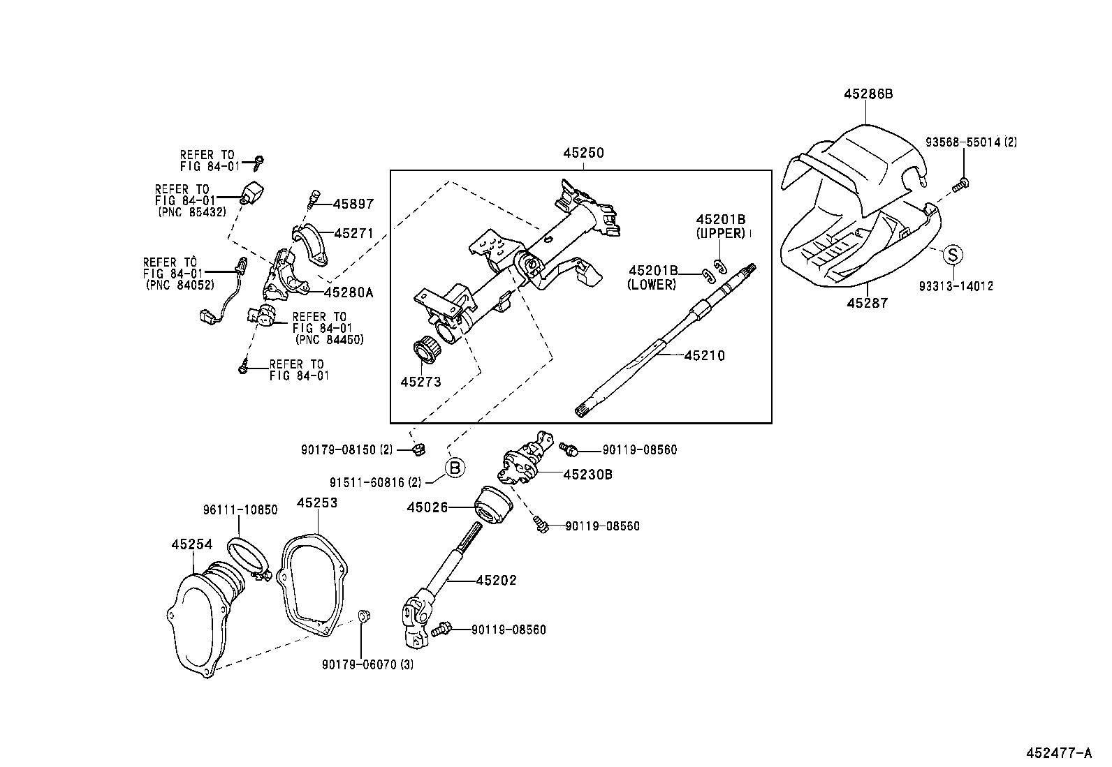 45202-48040 SHAFT SUB-ASSY, STEERING INTERMEDIATE product image