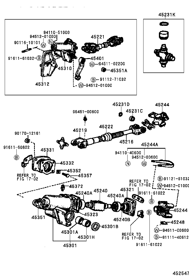 44110-60030 GEAR ASSY, POWER STEERING product image