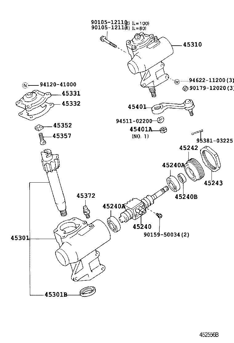 44120-35320 VALVE ASSY, W/BALL NUT product image