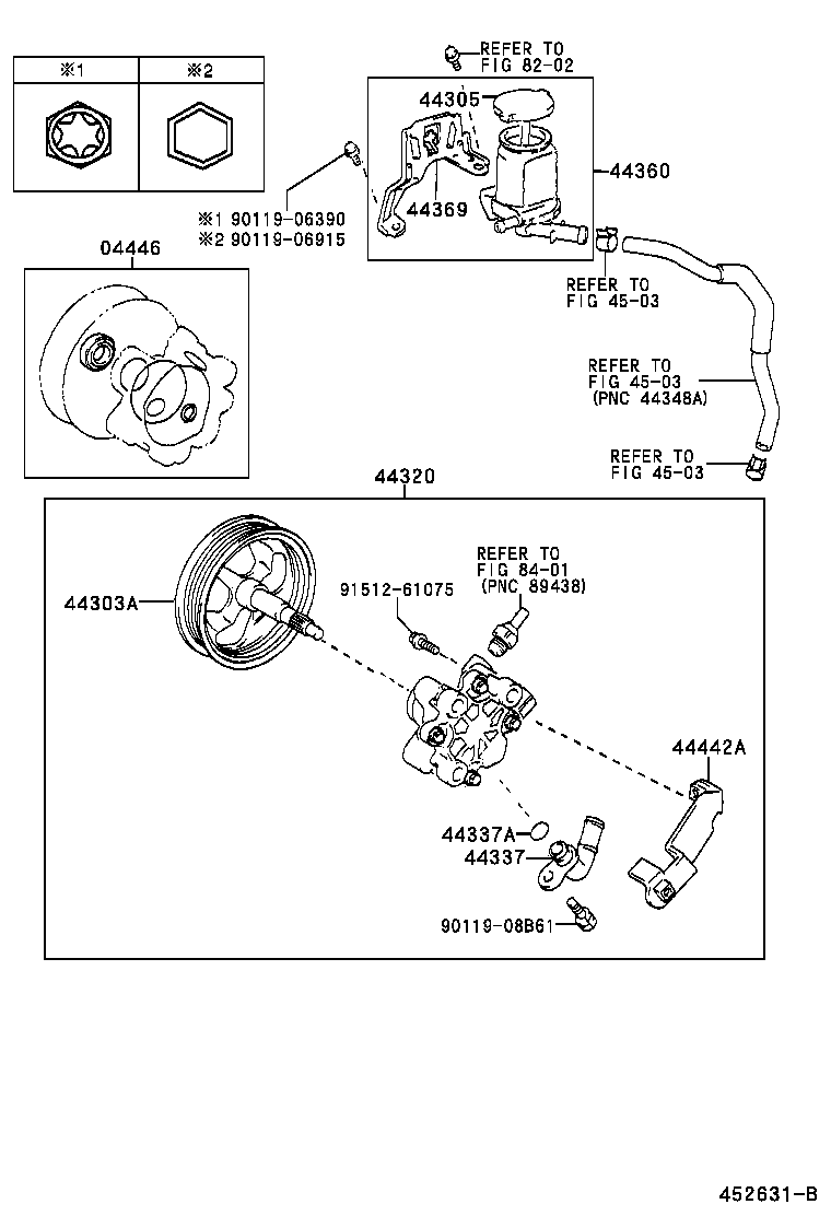 44369-02060 BRACKET, OIL RESERVOIR, NO.1 product image