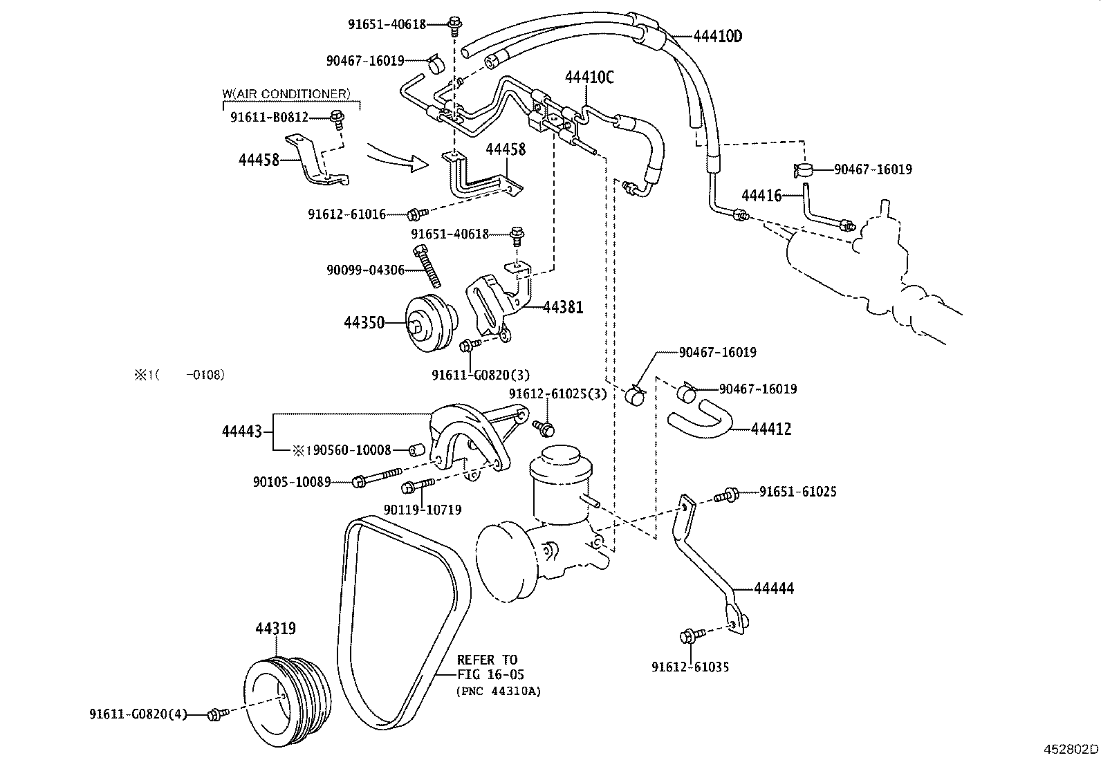 44319-43010 PULLEY, VANE PUMP DRIVE product image