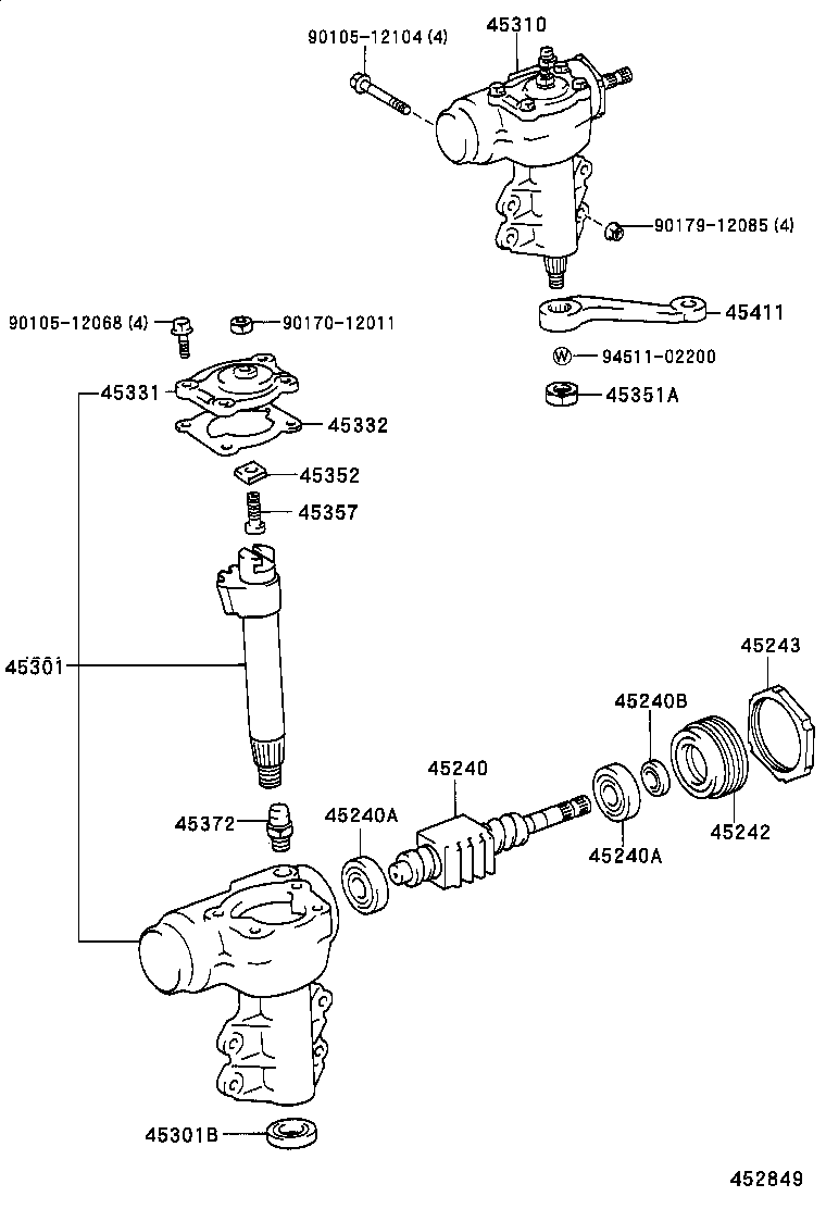 44111-60070 SHAFT, CROSS product image