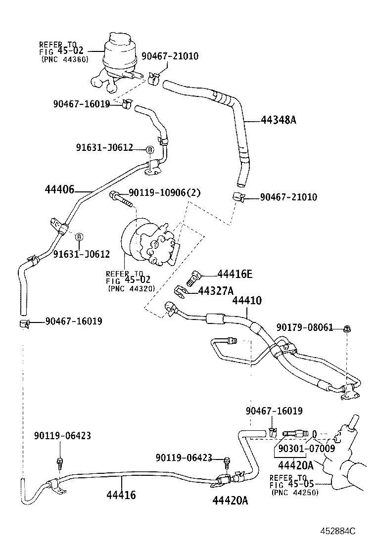 44402-33090 COOLER SUB-ASSY, POWER STEERING OIL, NO.1 product image