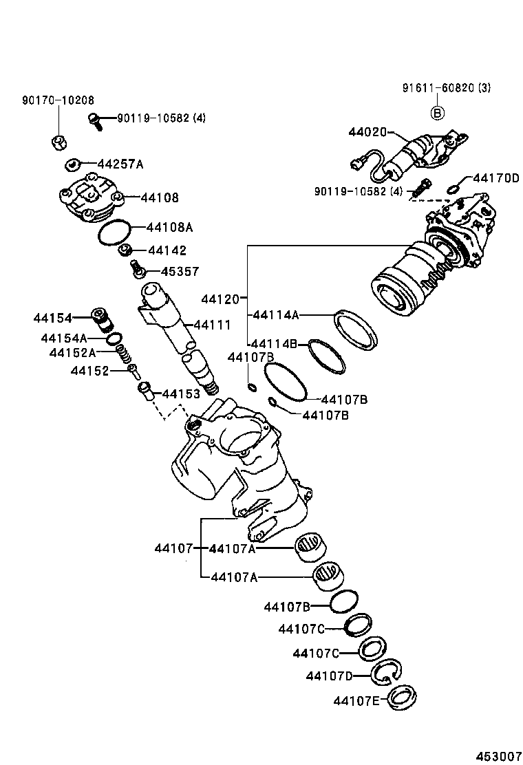 44110-30440 GEAR ASSY, POWER STEERING product image