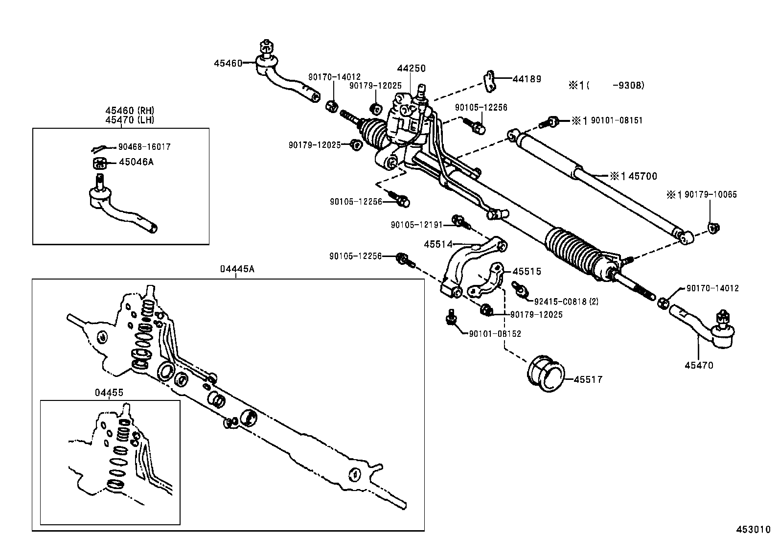 44110-30440 GEAR ASSY, POWER STEERING product image