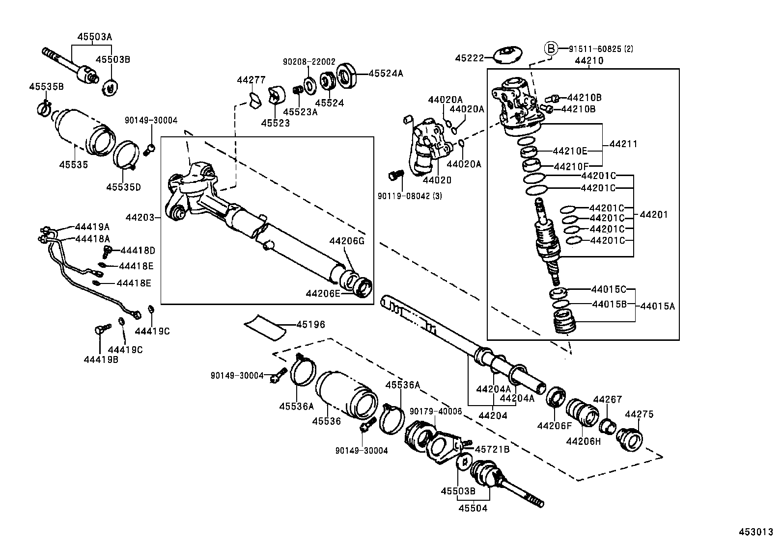 44110-30440 GEAR ASSY, POWER STEERING product image
