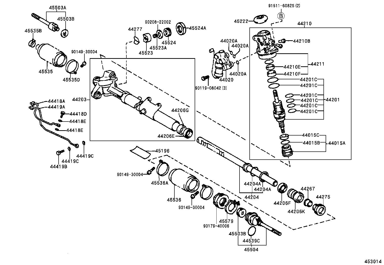 44110-30440 GEAR ASSY, POWER STEERING product image