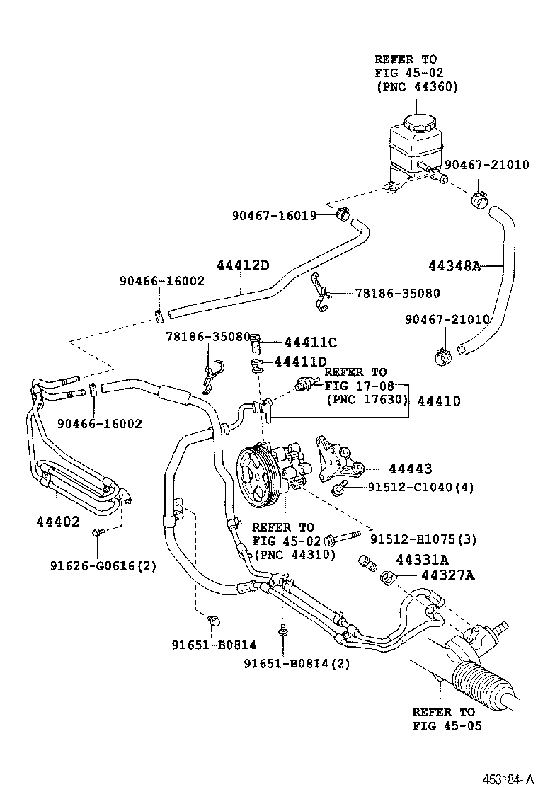 44402-60010 COOLER SUB-ASSY, POWER STEERING OIL, NO.1 product image