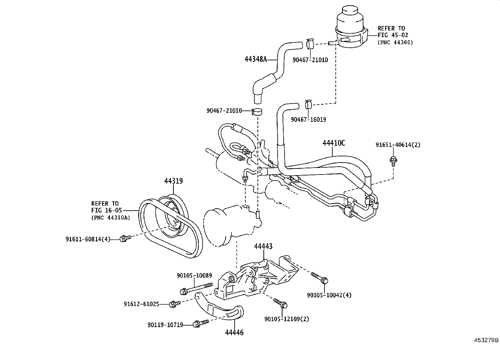 44319-43010 PULLEY, VANE PUMP DRIVE product image